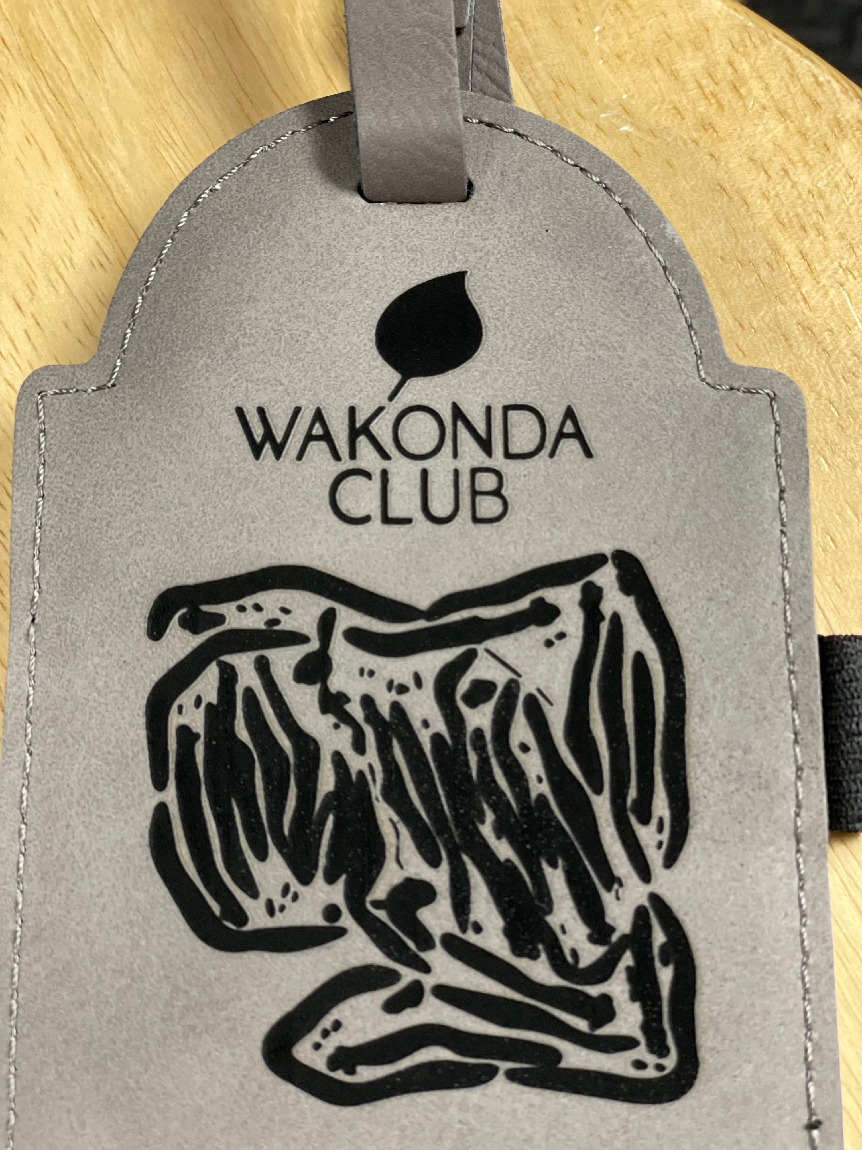 laser etch Golf bag tag